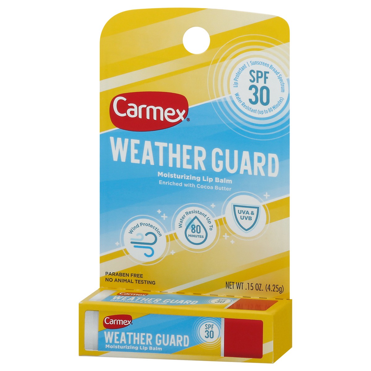 slide 3 of 9, Carmex Weather Guard, 0.15 oz