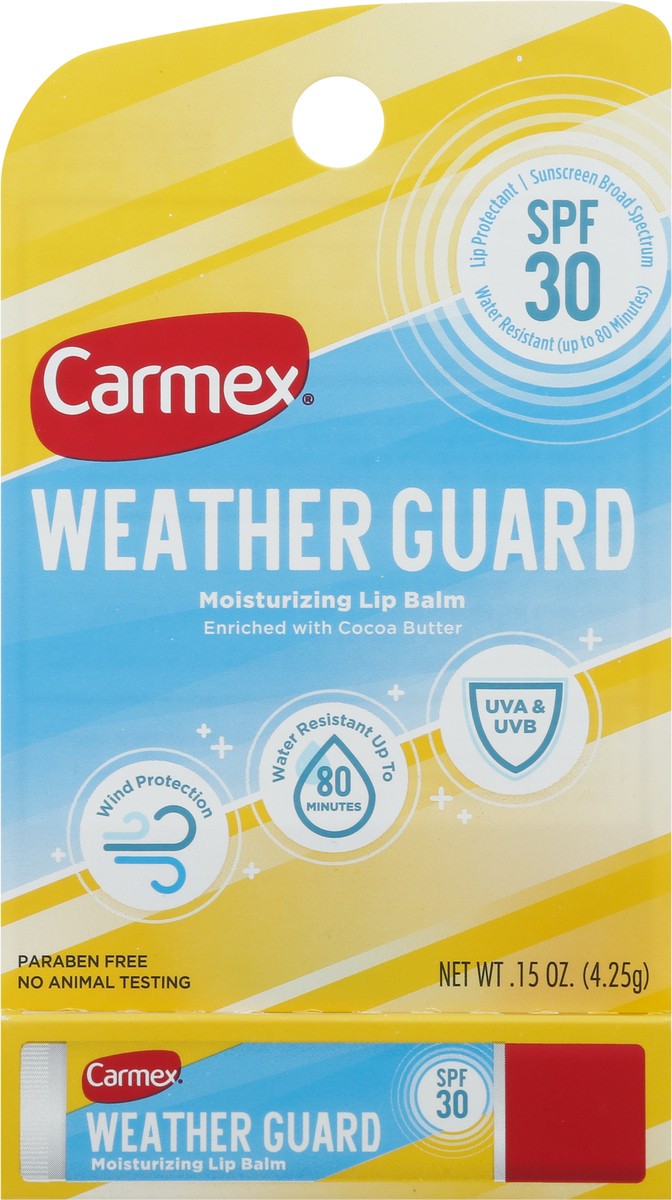 slide 5 of 9, Carmex Weather Guard, 0.15 oz