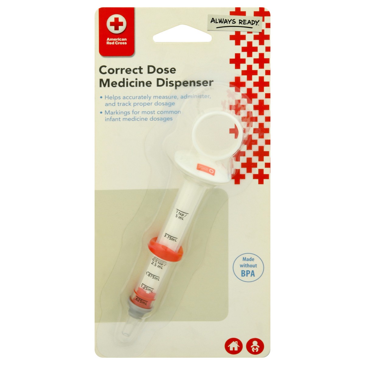 slide 9 of 11, American Red Cross Correct Dose Medicine Dispenser 1 ea, 1 ct