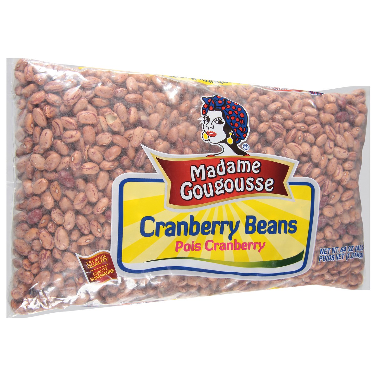 slide 4 of 11, Madame Gougousse Cranberry Beans/Habichuelas Romanas, 4 lb