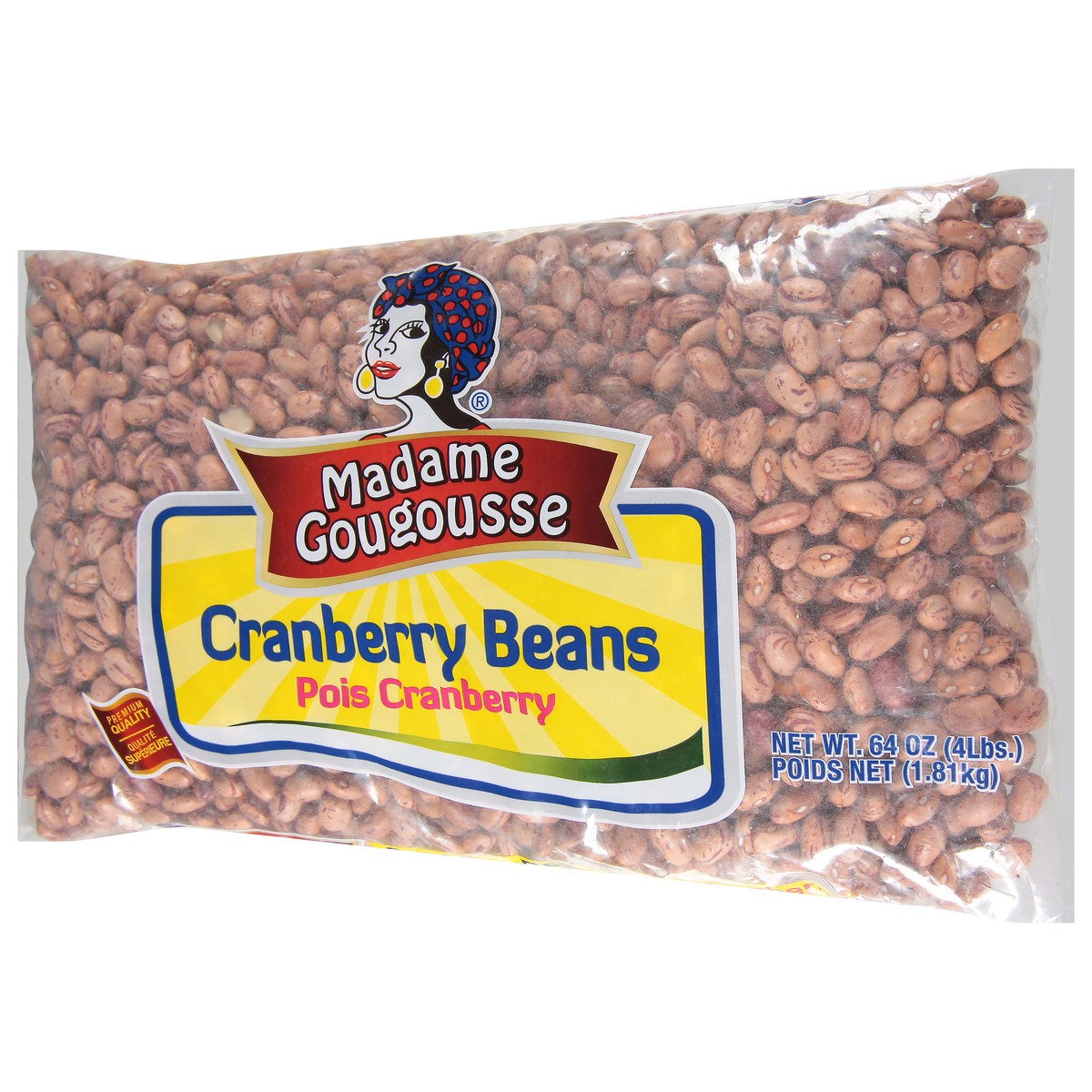 slide 6 of 11, Madame Gougousse Cranberry Beans/Habichuelas Romanas, 4 lb