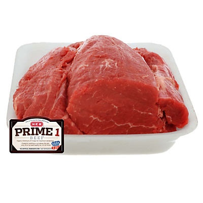 slide 1 of 1, H-E-B Prime 1 Beef Tenderloin Butt Roast, per lb