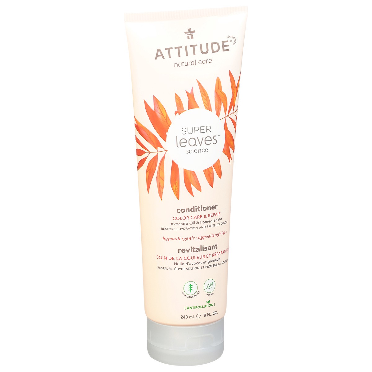 slide 5 of 13, Attitude Super Leaves Science Revitalisant Avocado Oil & Pomegranate Conditioner 8 fl oz, 8 fl oz