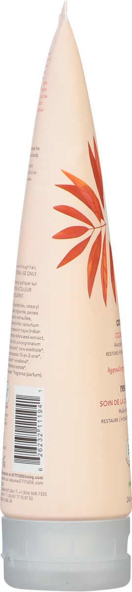 slide 12 of 13, Attitude Super Leaves Science Revitalisant Avocado Oil & Pomegranate Conditioner 8 fl oz, 8 fl oz