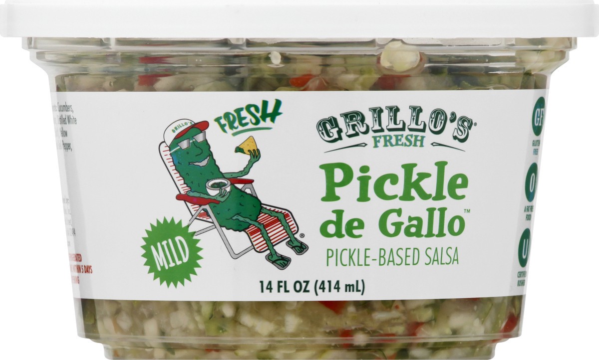 slide 12 of 13, Grillo's Pickles Pickle De Gallo, 14 oz