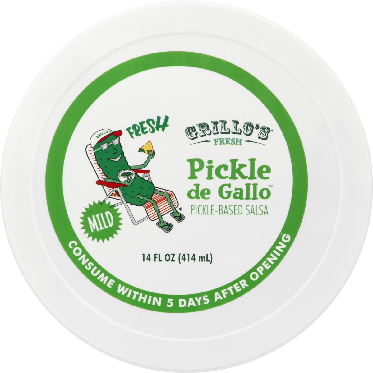 slide 3 of 13, Grillo's Pickles Pickle De Gallo, 14 oz