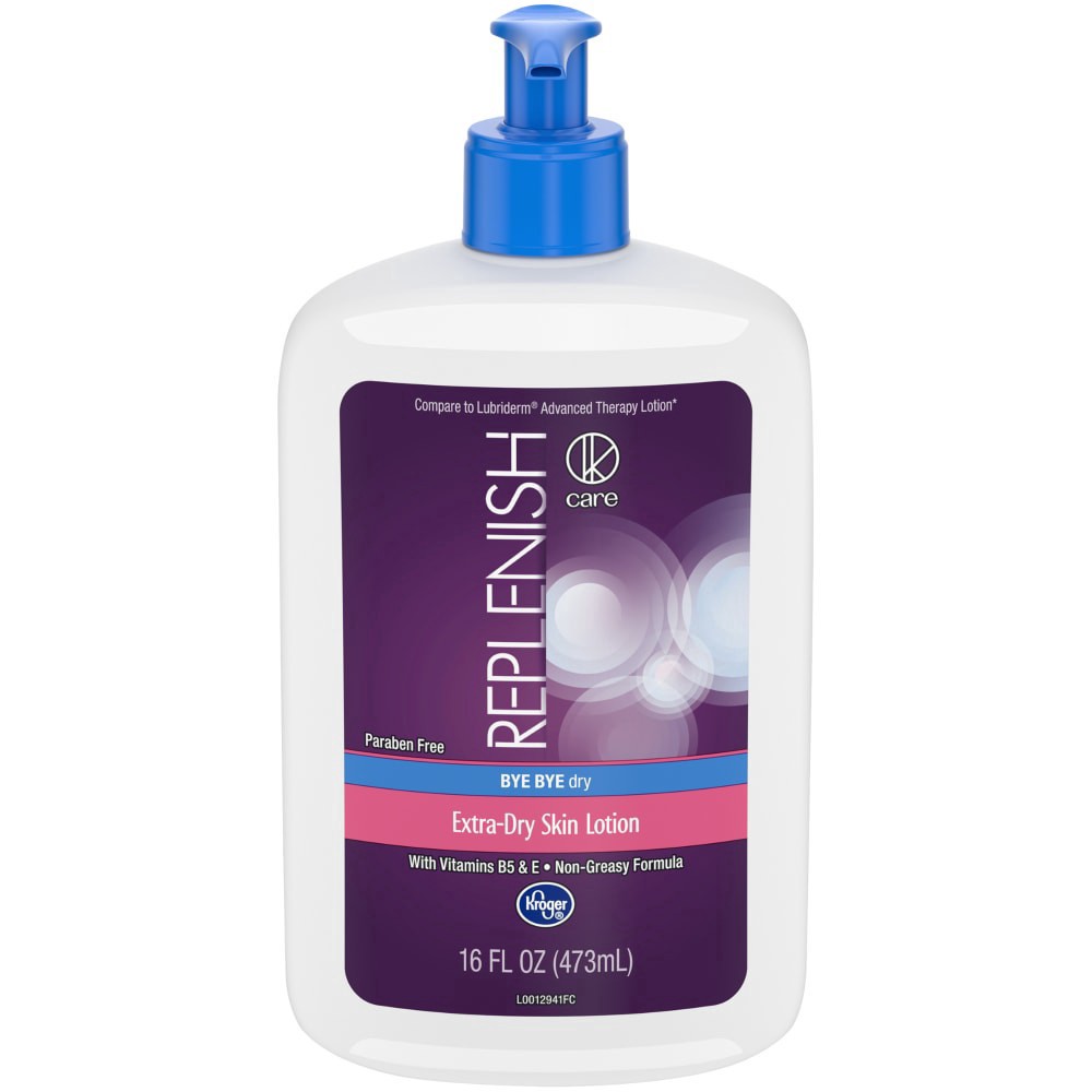 slide 3 of 3, Kroger Replenish Extra-Dry Skin Lotion, 16 fl oz