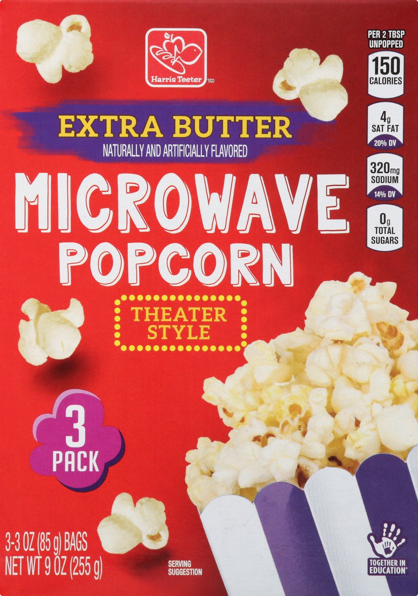 slide 1 of 13, Harris Teeter Theater Sty Ex Buttr Popcrn, 1 ct