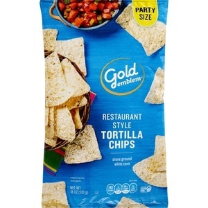 slide 1 of 1, CVS Gold Emblem Gold Emblem Restaurant Style Tortilla Chips, 18 Oz, 18 oz