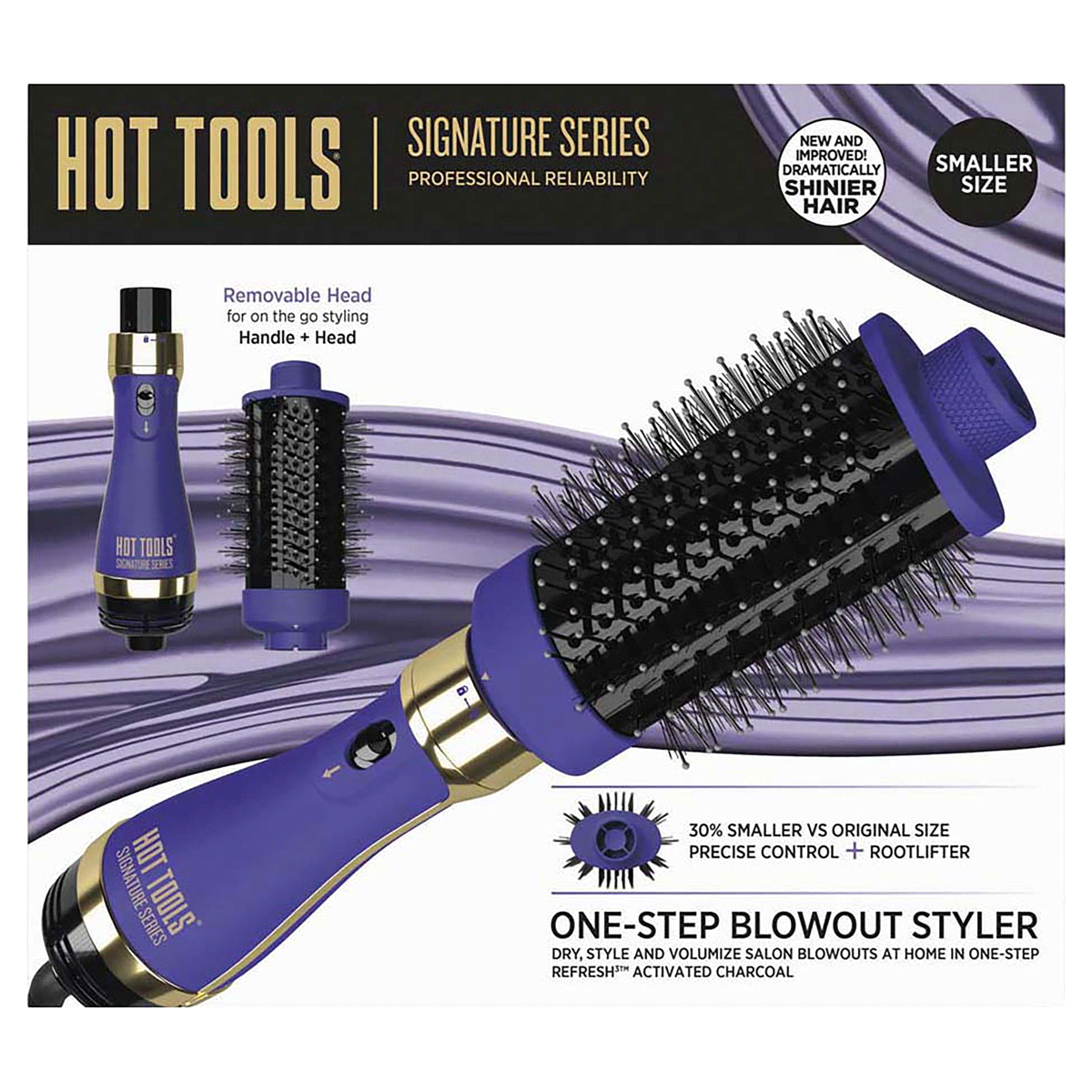 slide 1 of 5, Hot Tools Signature Series One-Step Blowout Styler, 2.4 in