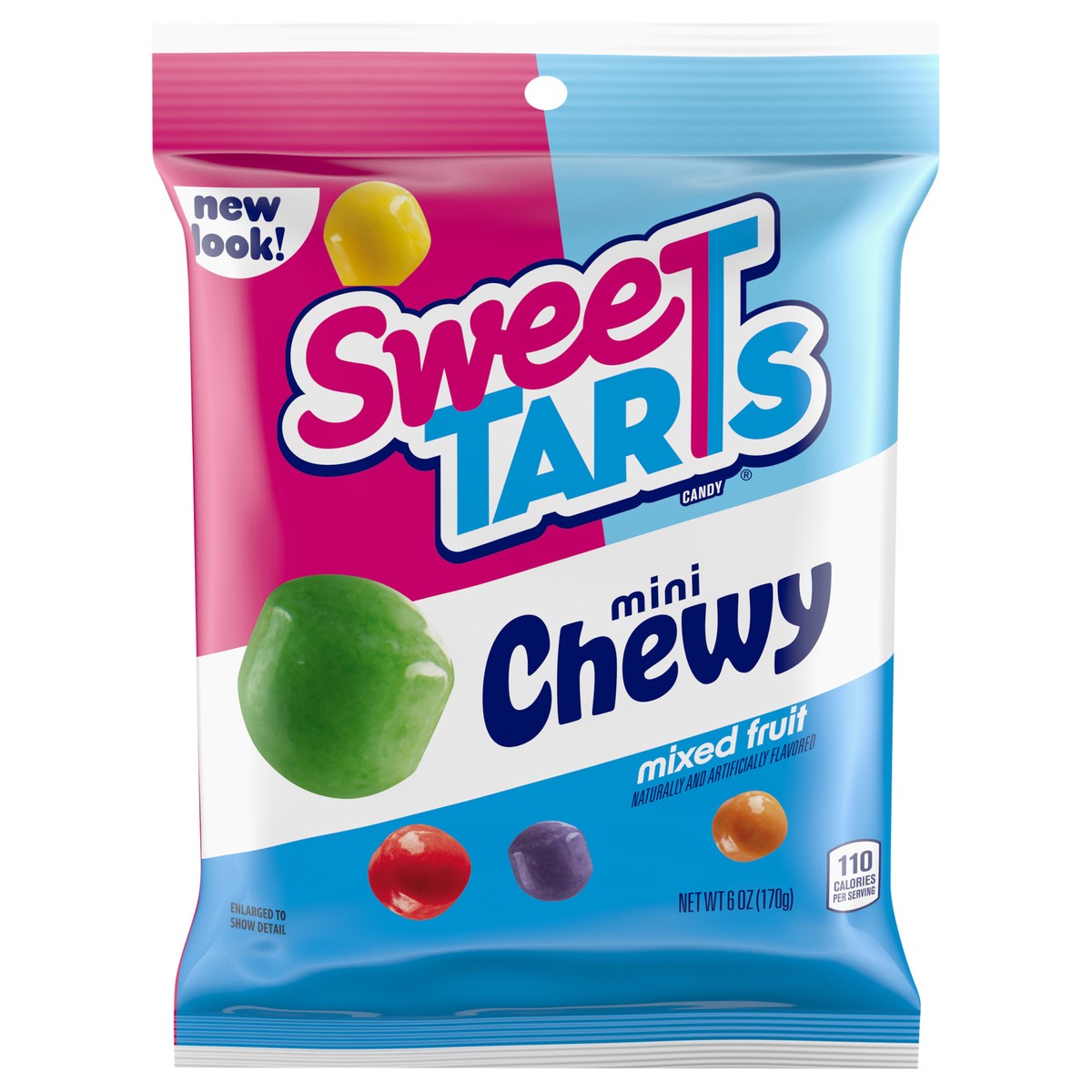 slide 1 of 5, SweeTARTS FERRARA CANDY COMPANY SweeTarts - SWT 05518 159523 MINI CHEWY PEG BAG 05518 - EvDay 6 oz No PMT_3D Sugar, 6 oz