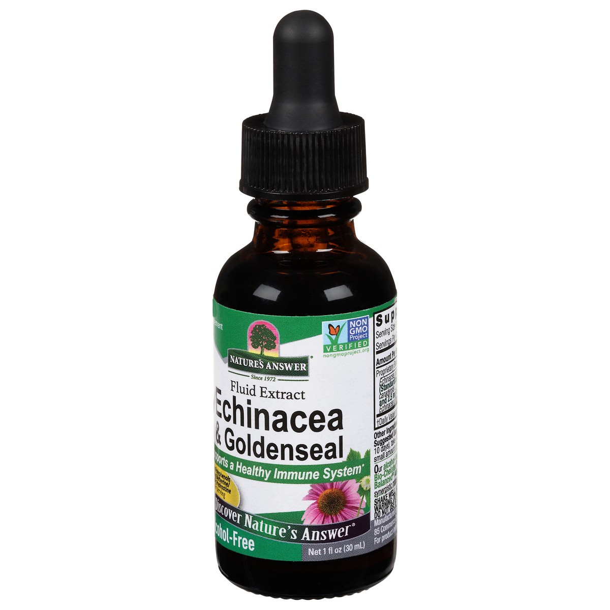 slide 3 of 9, Nature's Answer Echinacea & Goldenseal 1 fl oz, 1 fl oz