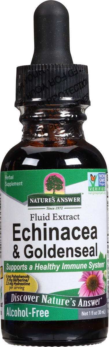 slide 6 of 9, Nature's Answer Echinacea & Goldenseal 1 fl oz, 1 fl oz