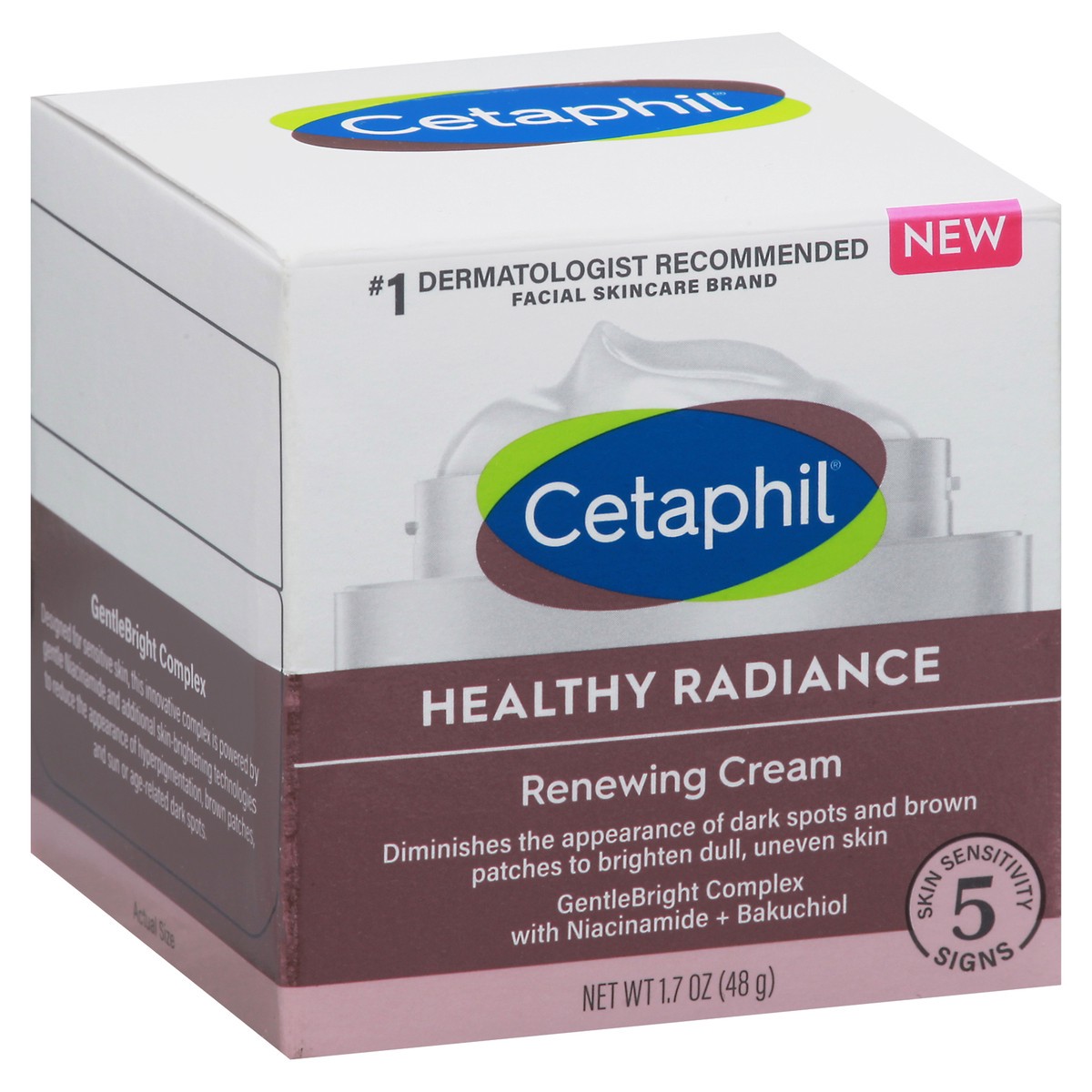 slide 4 of 9, Cetaphil Healthy Radiance Renewing Cream 1.7 oz, 1.7 oz