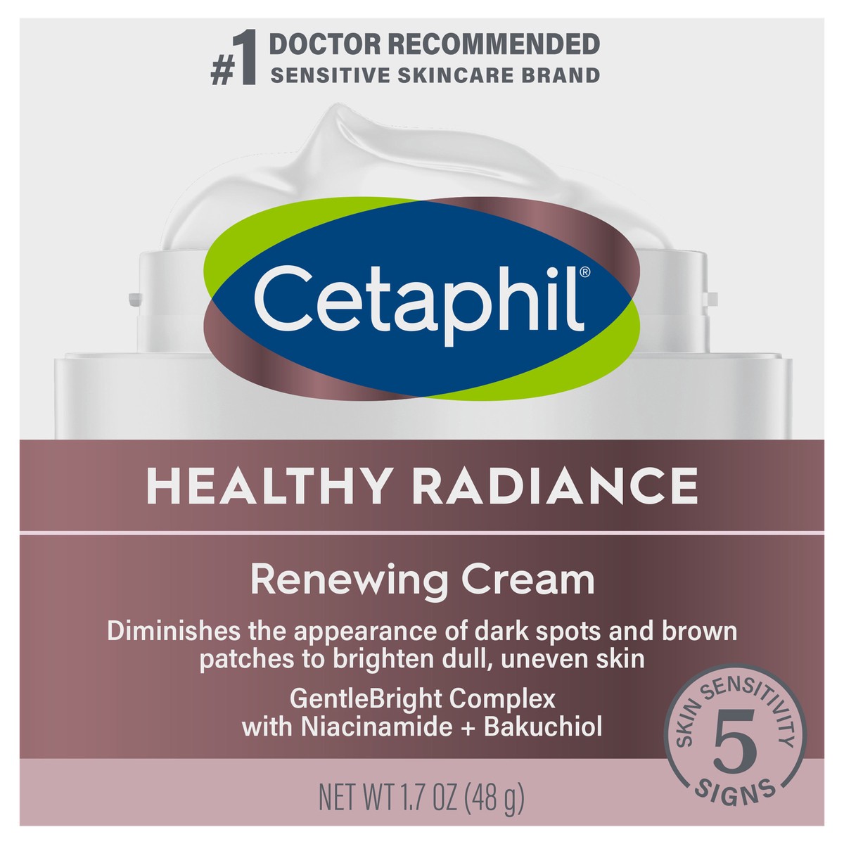 slide 1 of 9, Cetaphil Healthy Radiance Renewing Cream 1.7 oz, 1.7 oz