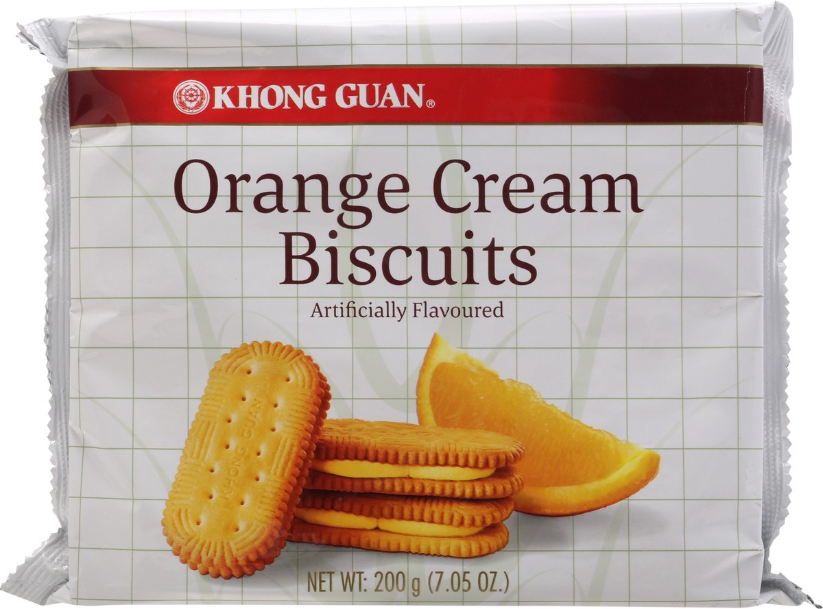 slide 9 of 14, Khong Guan Orange Cream Biscuits 7.5 oz, 7.5 oz