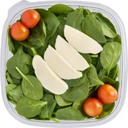 Meal Simple by H-E-B Spinach Caprese Side Salad with Balsamic Vinaigrette