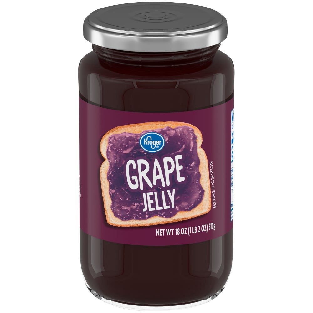 slide 1 of 2, Kroger Concord Grape Jelly, 18 oz