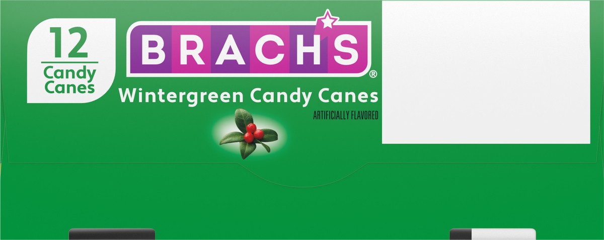 slide 5 of 9, Brach's Wintergreen Candy Canes 12 ea, 5.3 oz