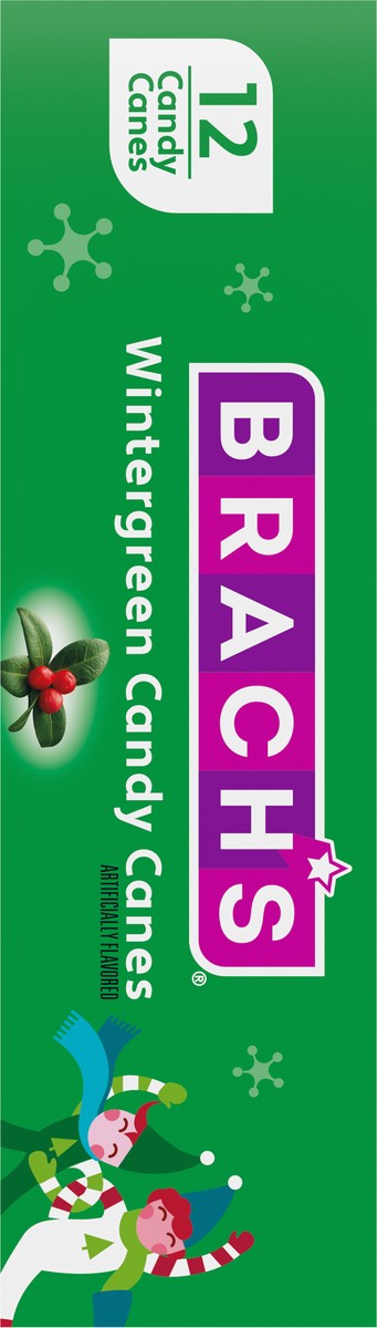 slide 8 of 9, Brach's Wintergreen Candy Canes 12 ea, 5.3 oz