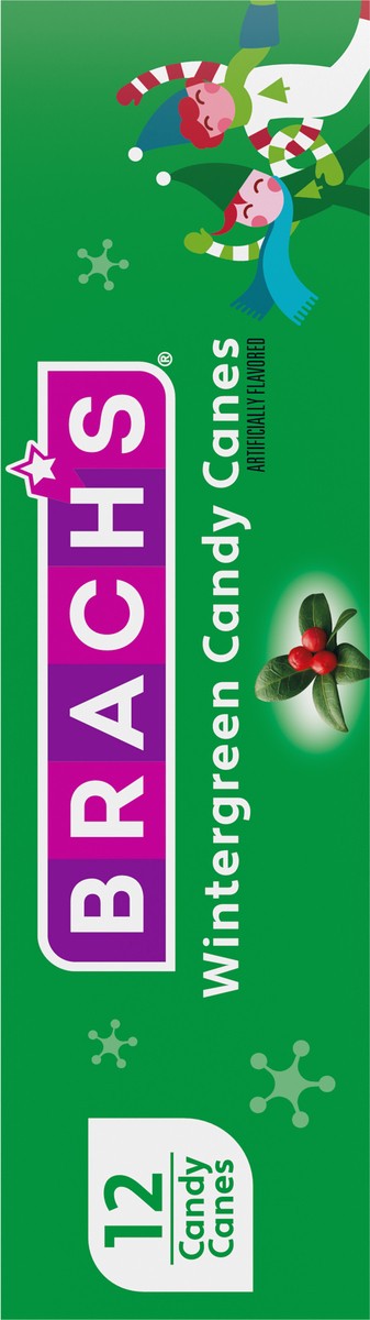 slide 9 of 9, Brach's Wintergreen Candy Canes 12 ea, 5.3 oz