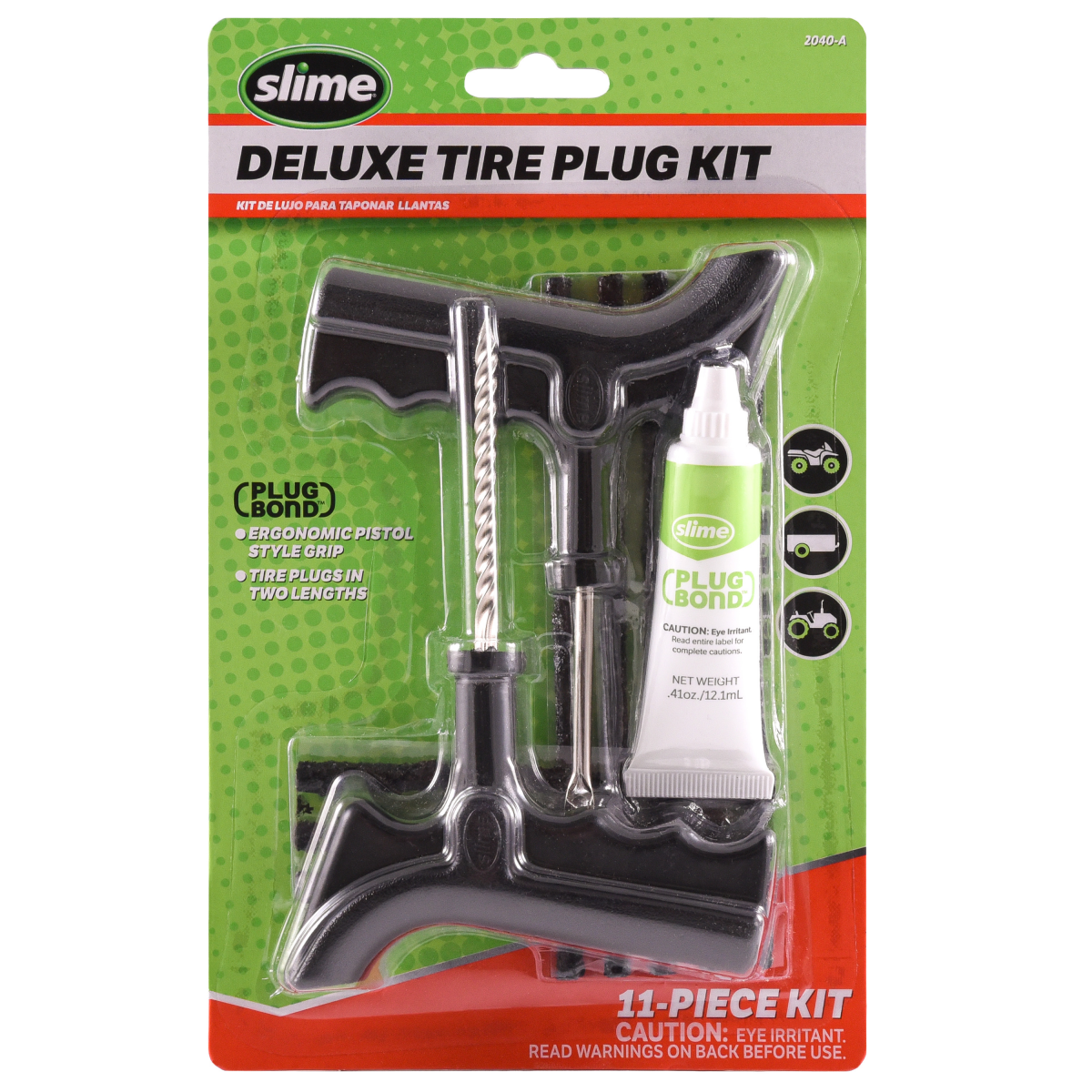 slide 1 of 2, Slime Deluxe Tire Plug Kit, 1 ct