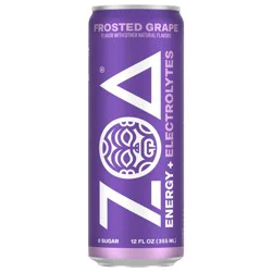 ZOA Zero Sugar Frosted Grape Energy Drink 12 fl oz