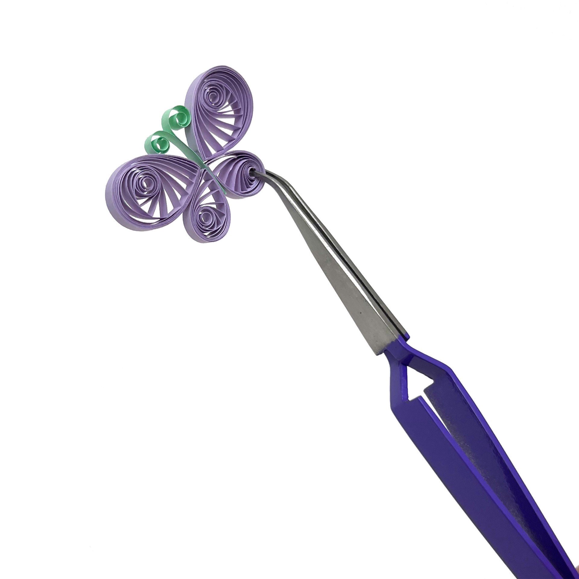 slide 5 of 5, Quilled Creations Reverse Action Tweezers, 5 in
