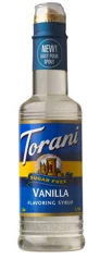 Torani Sugar Free Vanilla Syrup - 12.7 fl oz