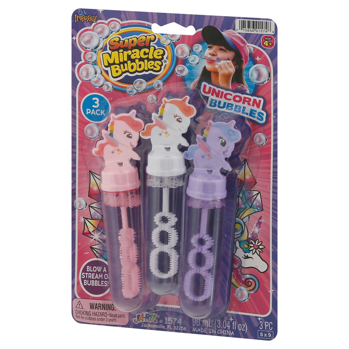 slide 7 of 9, Super Miracle Bubbles Unicorn Bubbles 3 ea, 3 ct