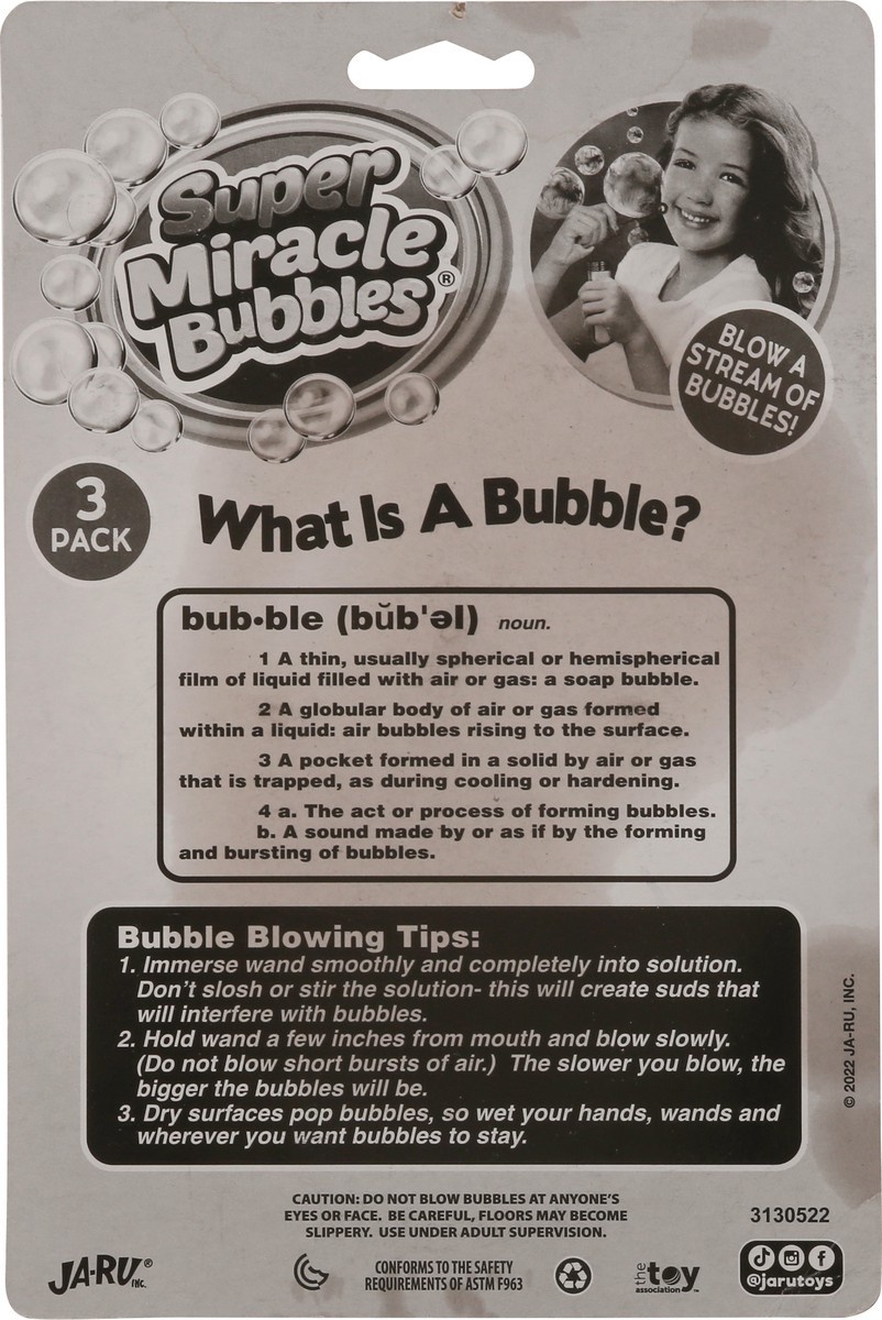 slide 5 of 9, Super Miracle Bubbles Unicorn Bubbles 3 ea, 3 ct