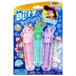 Super Miracle Bubbles Unicorn Bubbles 3 ea