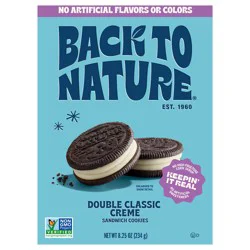 Back to Nature® Double Classic Creme Sandwich Cookies