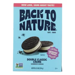 Back to Nature® Double Classic Creme Sandwich Cookies
