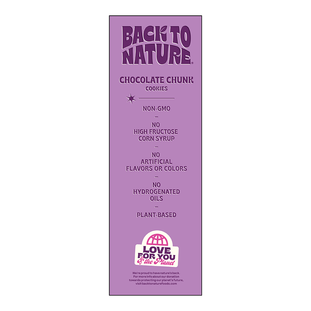 slide 3 of 4, Back to Nature Chocolate Chunk Cookies?, 7.5 oz