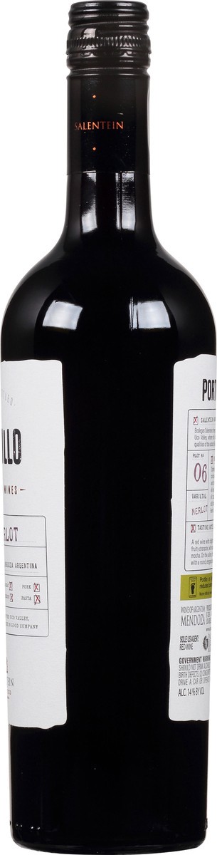 slide 7 of 7, Portillo Merlot Red Wine, 750 ml