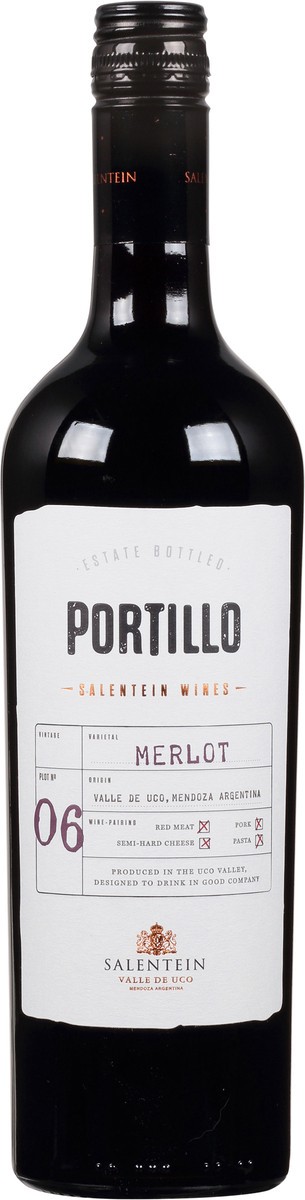 slide 4 of 7, Portillo Merlot Red Wine, 750 ml