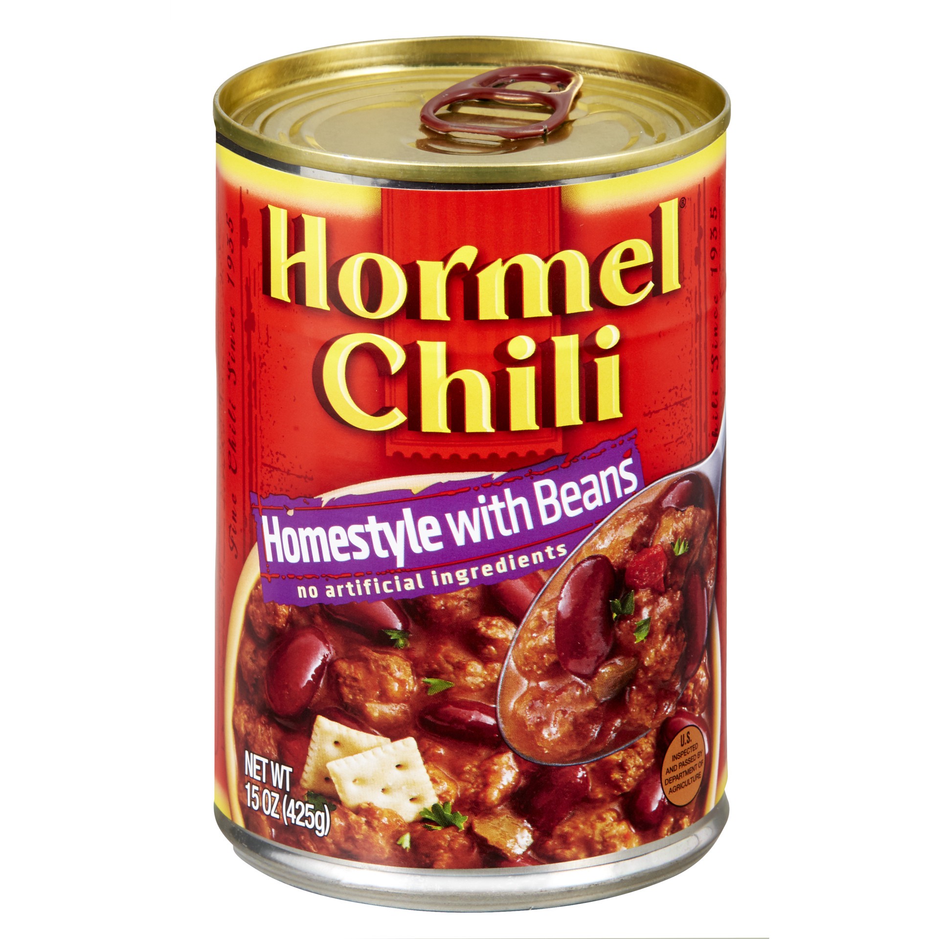 slide 1 of 6, Hormel Chili Homestyle with Beans, 15 oz