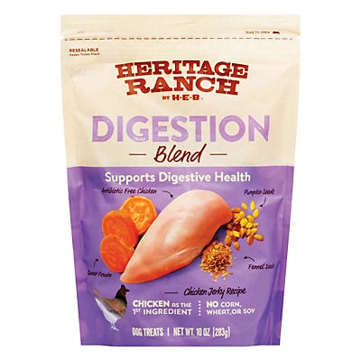 H E B Heritage Ranch Digestion Blend Dog Treats 10 oz Shipt