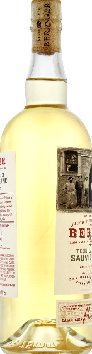 slide 4 of 9, Beringer Bros Sauv Blanc Tequila Barrel Aged, 750 ml