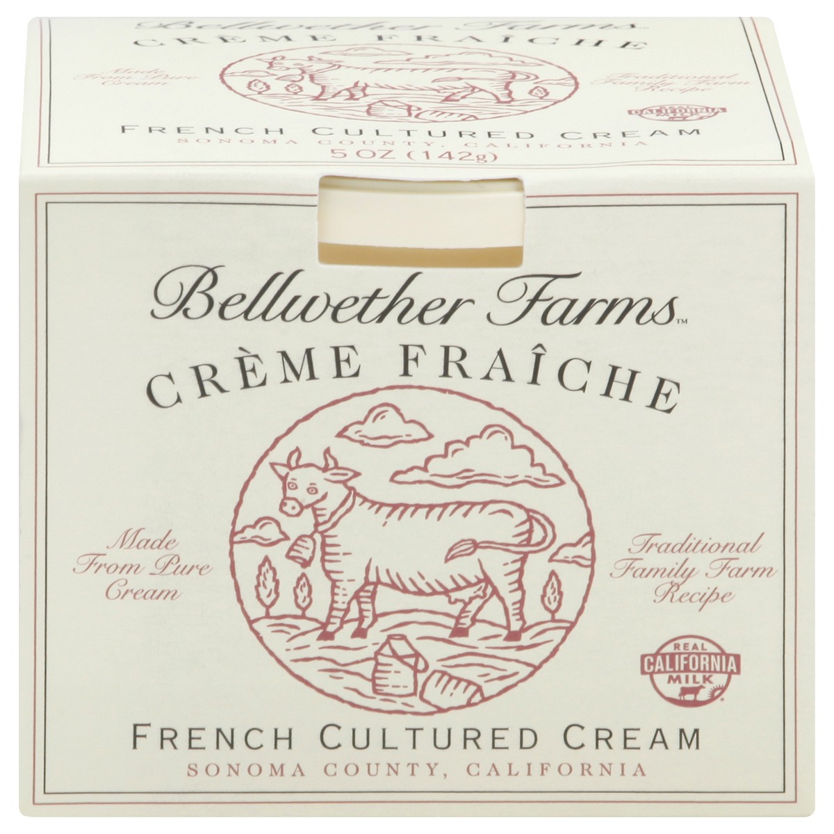 slide 1 of 9, Bellwether Farms Creme Fraiche French Cultured Cream 5 oz, 5 oz