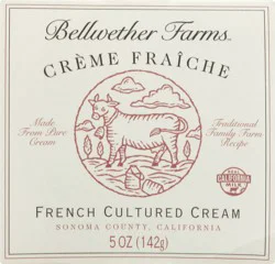 Bellwether Farms Creme Fraiche French Cultured Cream 5 oz