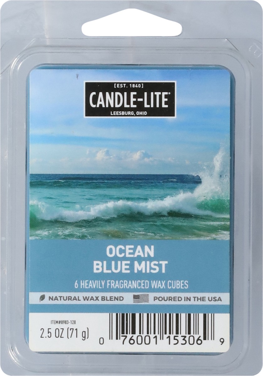 slide 8 of 9, Candle-Lite Ocean Blue Mist Fragranced Wax Cubes, 2.5 oz