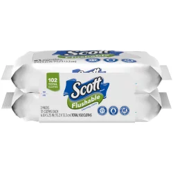 Scott Flushable Cleansing Cloths