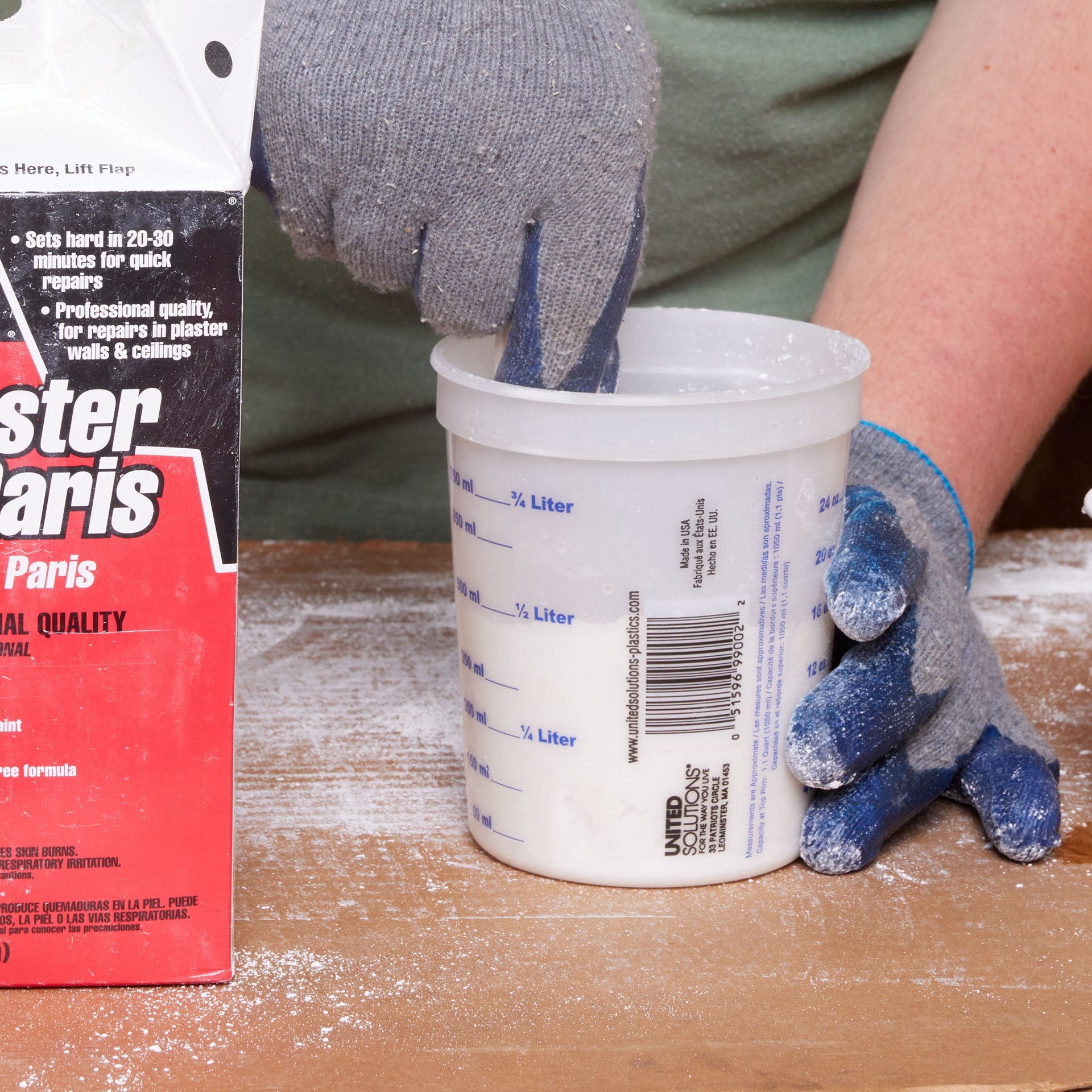 slide 6 of 6, Dap Plaster Of Paris Dry Mix - White, 4 lb
