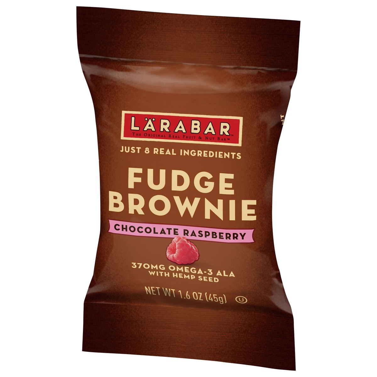 slide 3 of 9, LÄRABAR Chocolate Raspberry Fudge Brownie 1.6 oz Wrapper, 1.6 oz