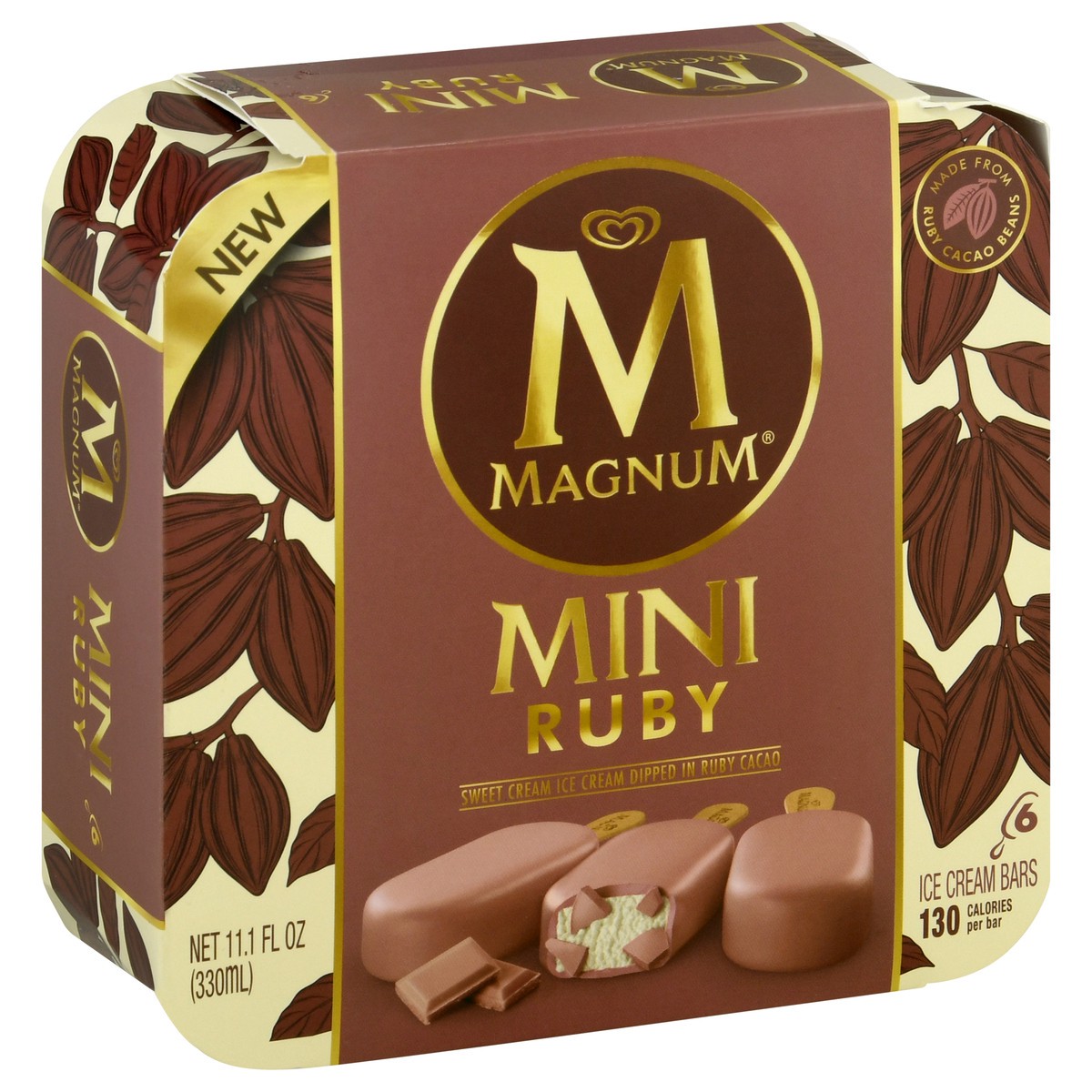 slide 10 of 10, Magnum Ice Cream Bars Ruby, 11.1 oz, 6 Count , 11.1 oz