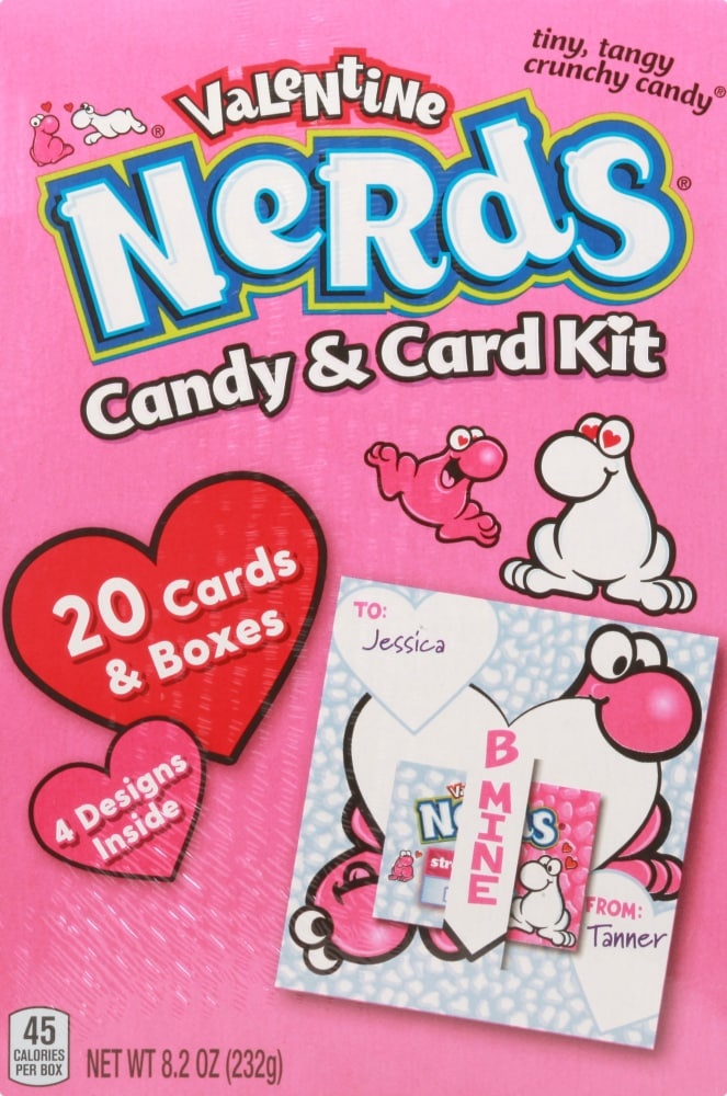 slide 1 of 1, Nerds Valentine Candy And Card Kit, 8.2 oz