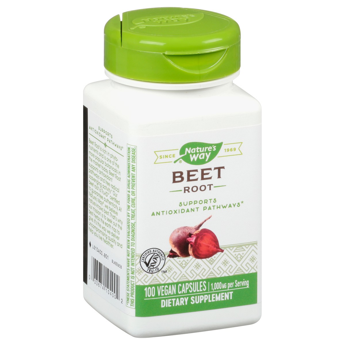 slide 7 of 9, Nature's Way Beet Root 100 Vegan Capsules, 100 ct