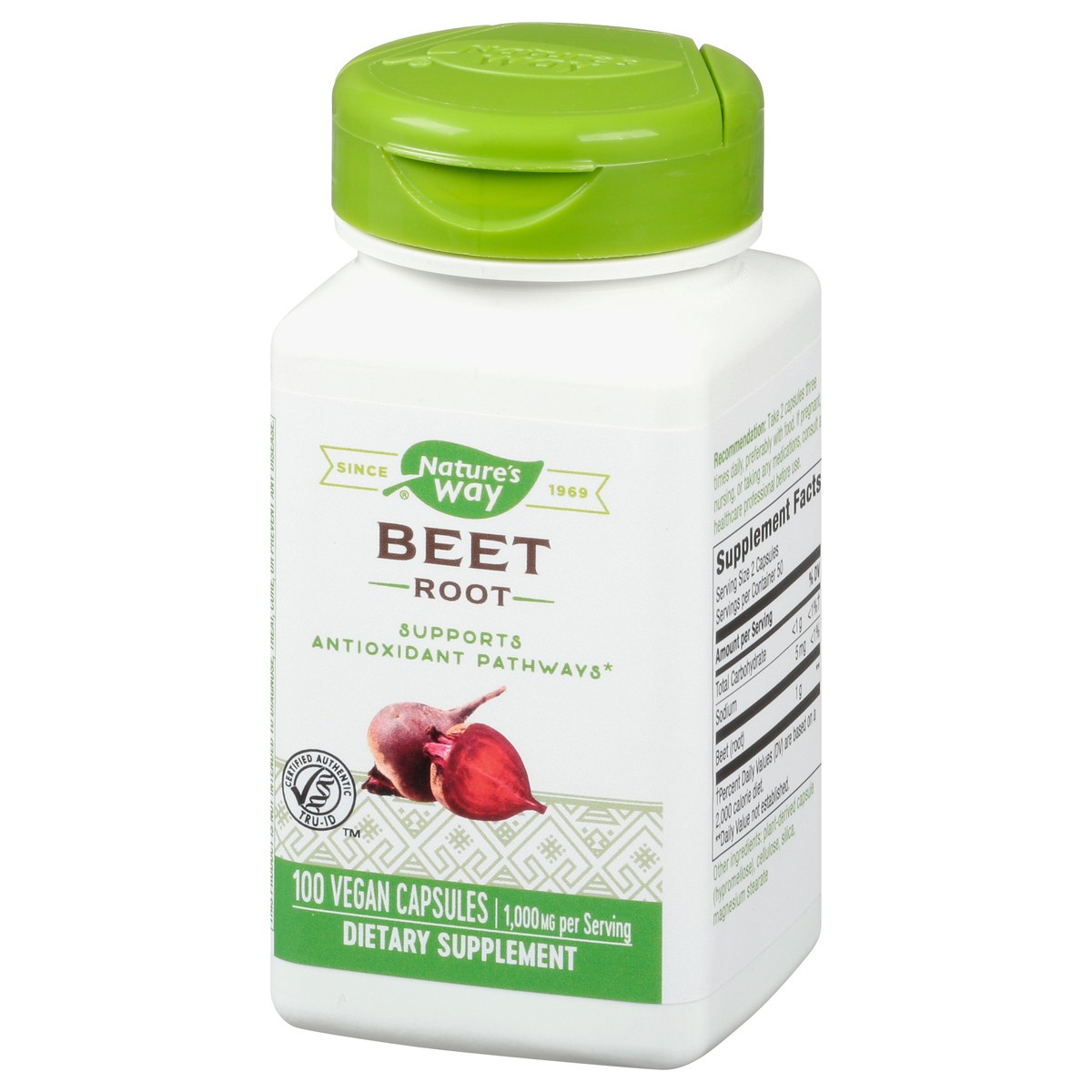 slide 5 of 9, Nature's Way Beet Root 100 Vegan Capsules, 100 ct